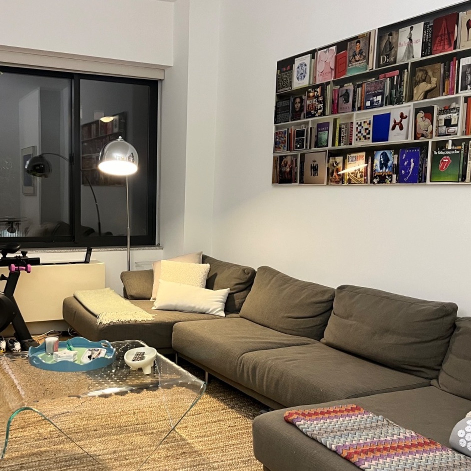 Silver Stainless Steel Floor Lamp - image-5