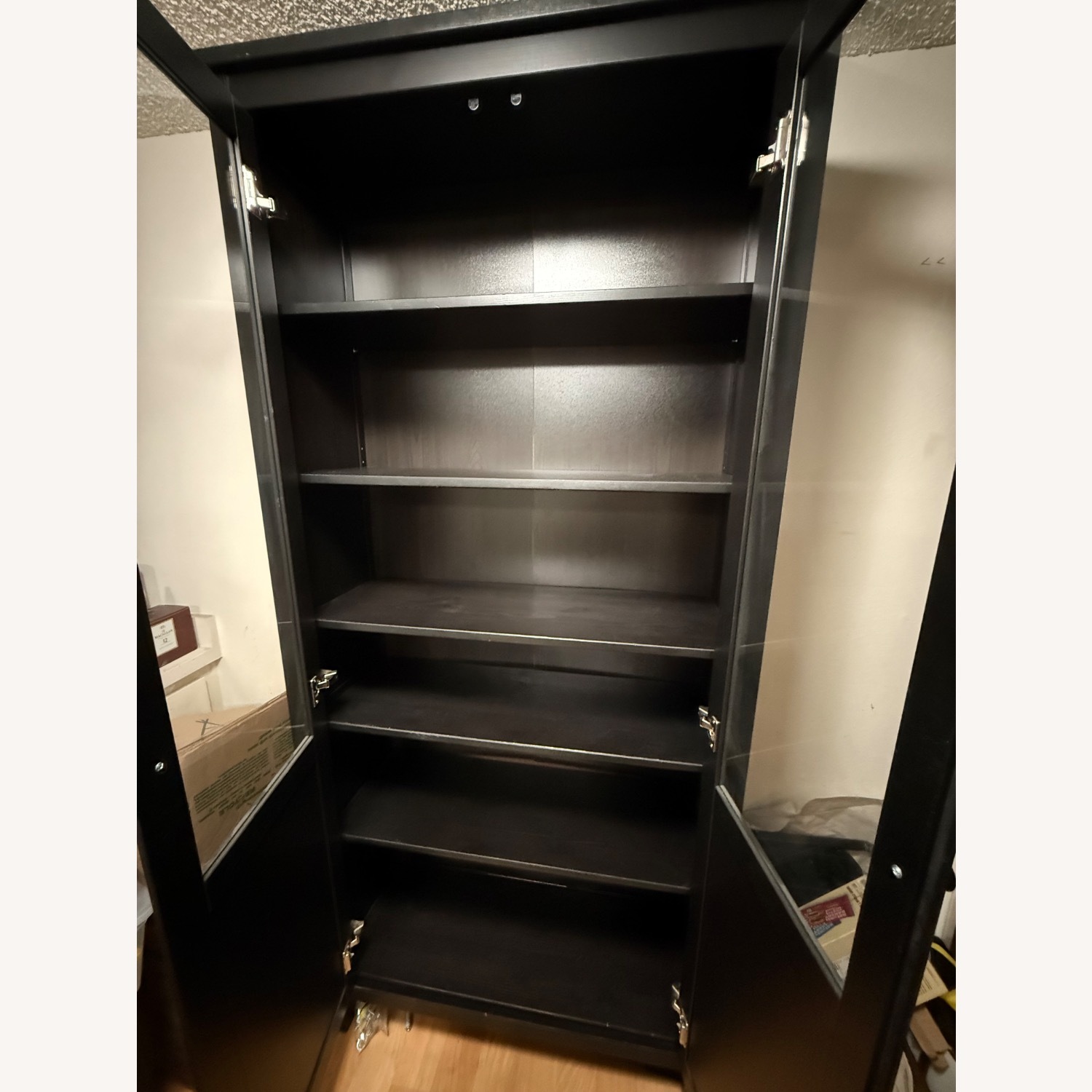 IKEA Hemnes Dark Brown Media Storage - image-4
