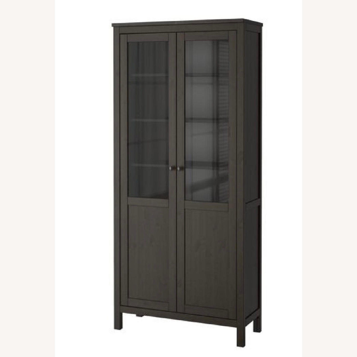 IKEA Hemnes Dark Brown Media Storage - image-1