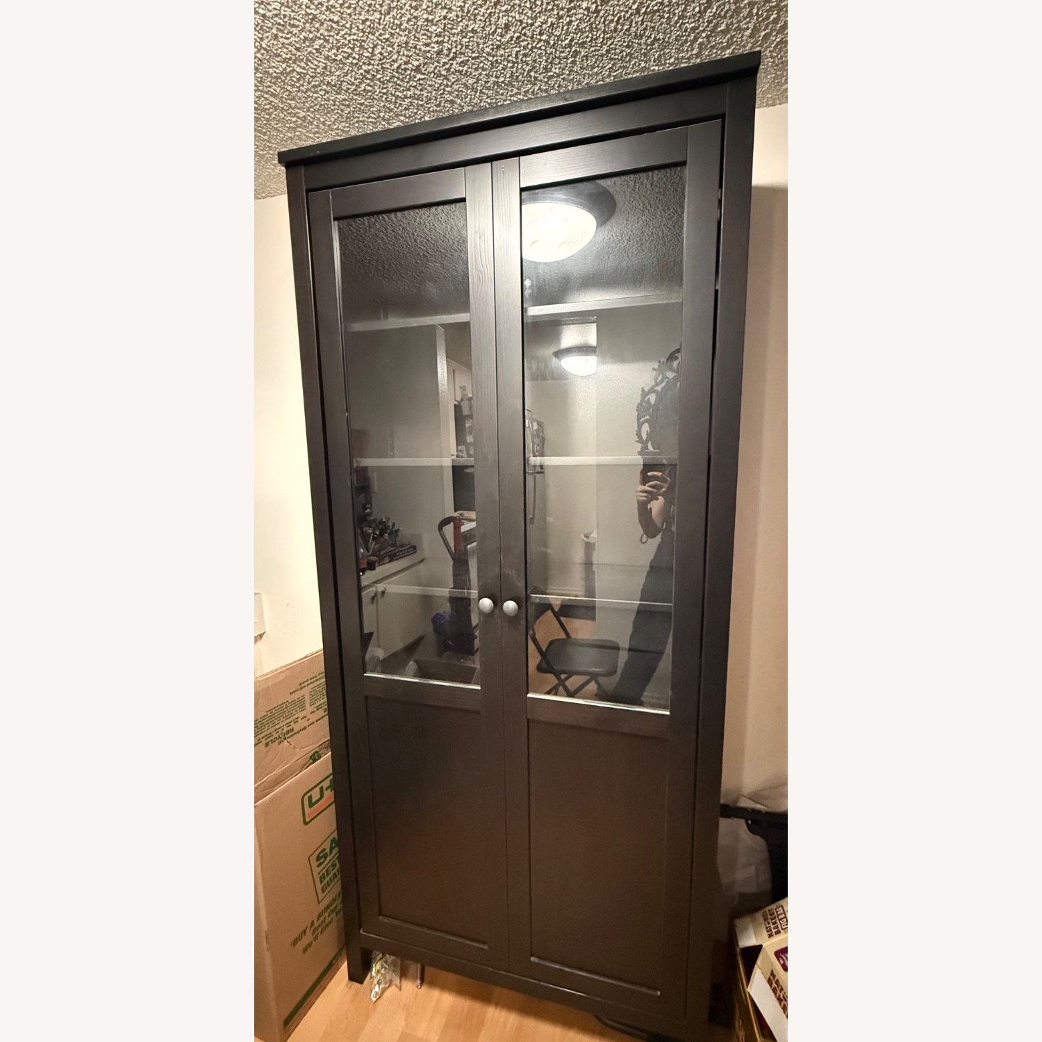 IKEA Hemnes Dark Brown Media Storage - image-2