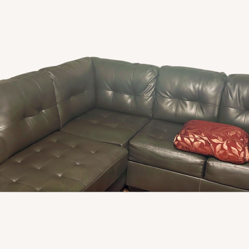 Used Dark Gray 2 Piece Sectional for sale on AptDeco
