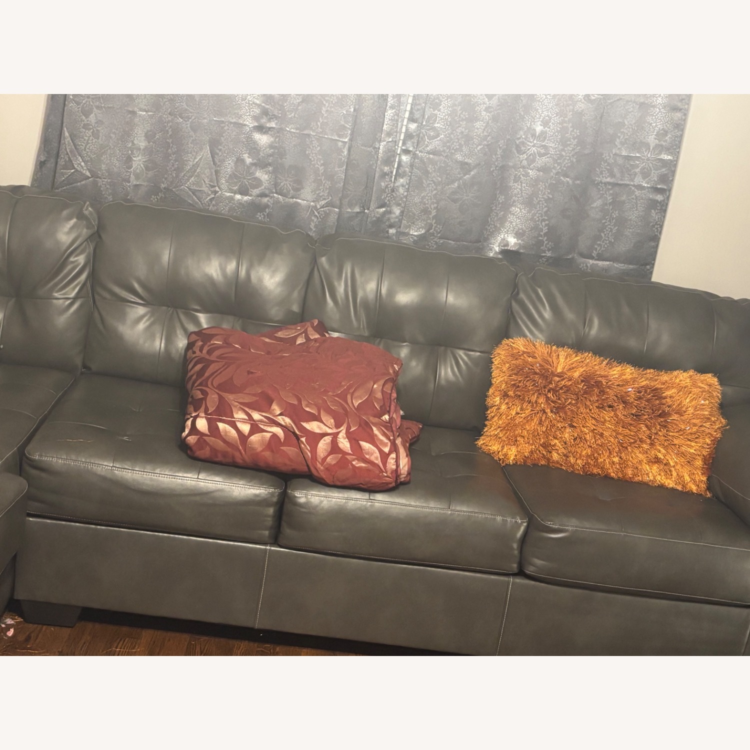 Dark Gray 2 Piece Sectional - image-3