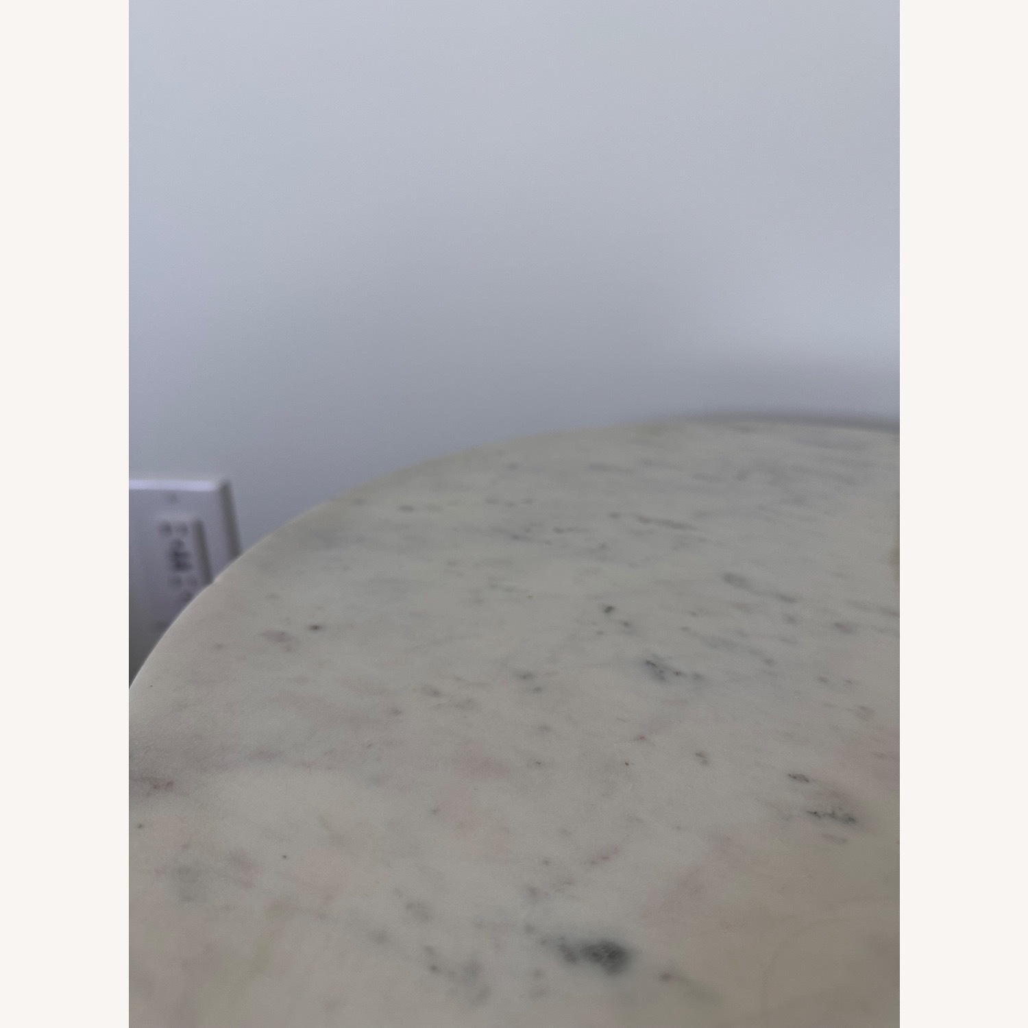 White Marble Side Table - image-6