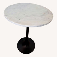 White Marble Side Table