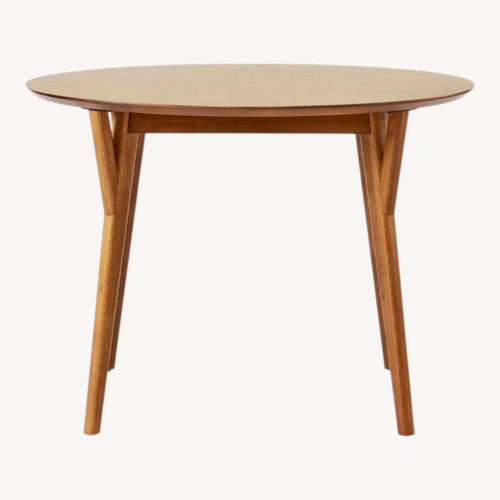Used West Elm Mid-Century Rounded Extendable Dining Table  for sale on AptDeco