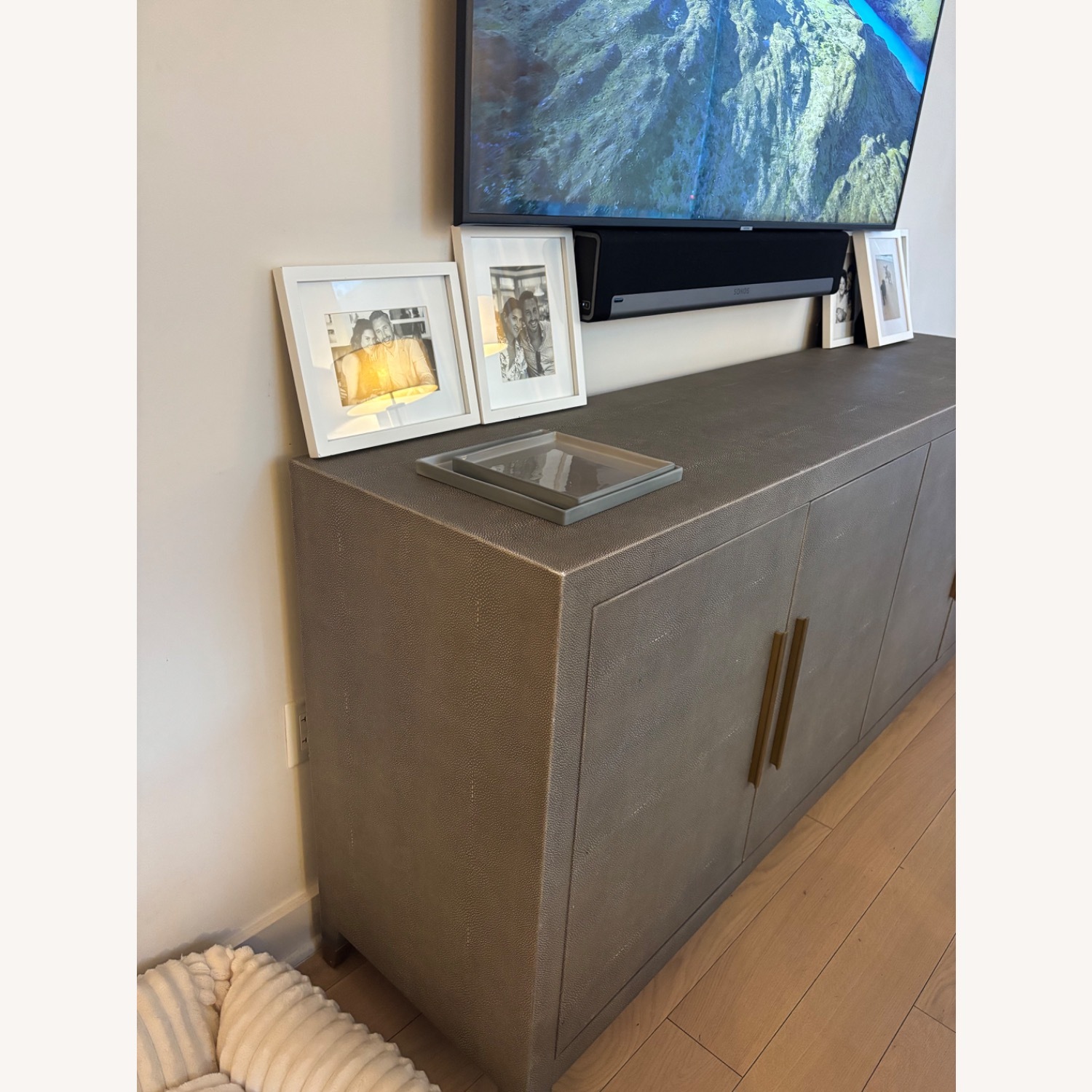 Restoration Hardware Graydon Shagreen Sideboard - image-3