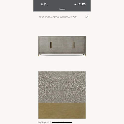 Used Restoration Hardware Graydon Shagreen Sideboard for sale on AptDeco