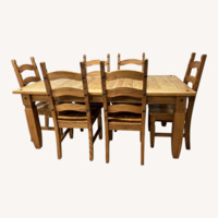 Pier 1 Imports Natural Wood Dining Sets