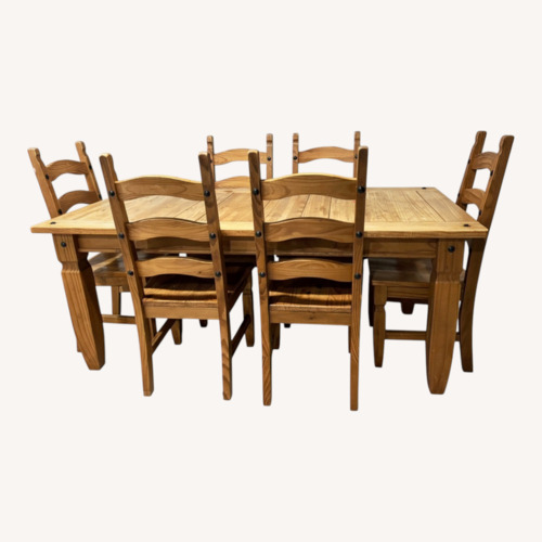 Used Pier 1 Imports Natural Wood Dining Sets for sale on AptDeco
