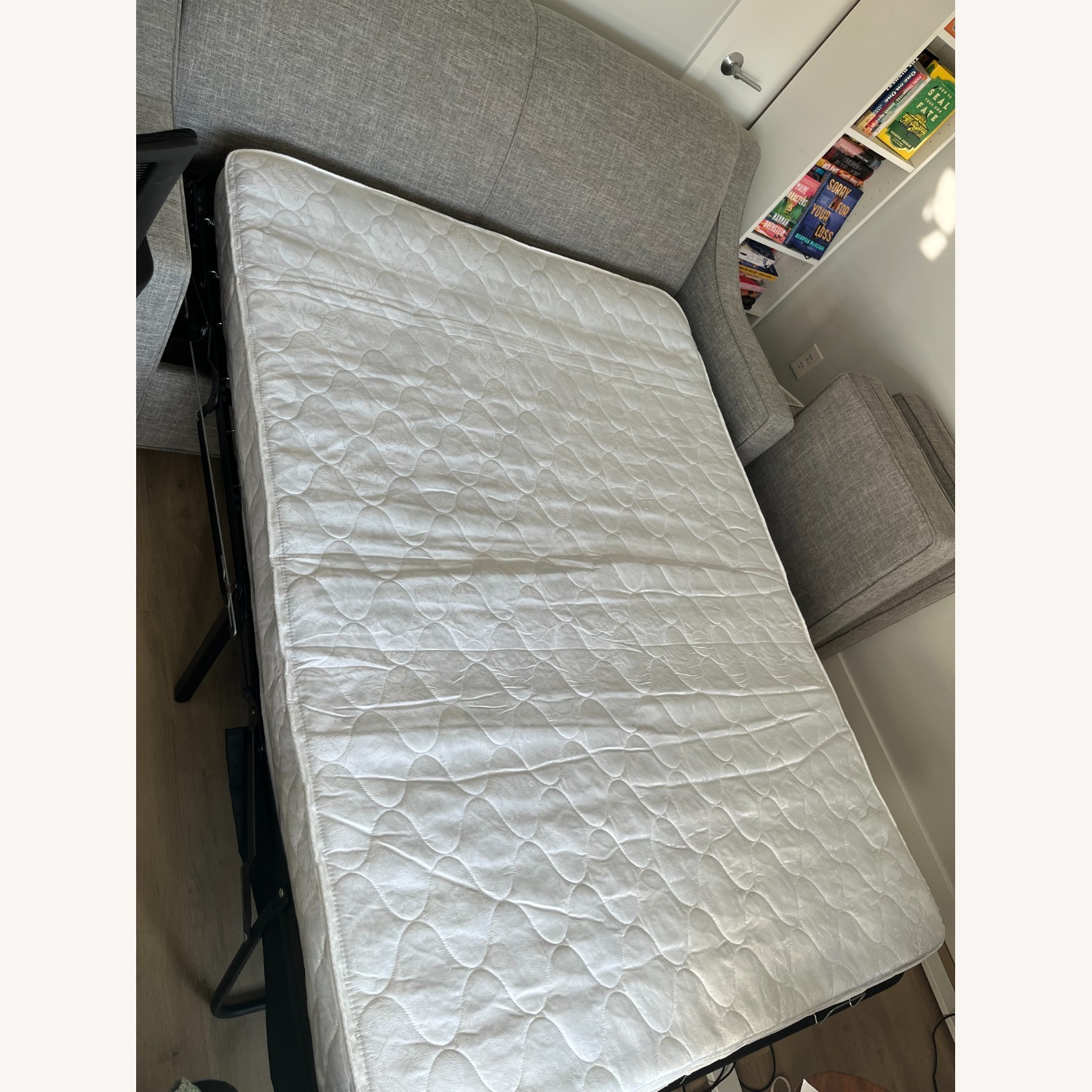 Wayfair Phillips 68" Recessed Arm Sofa Bed with Reversible Cushions - image-3