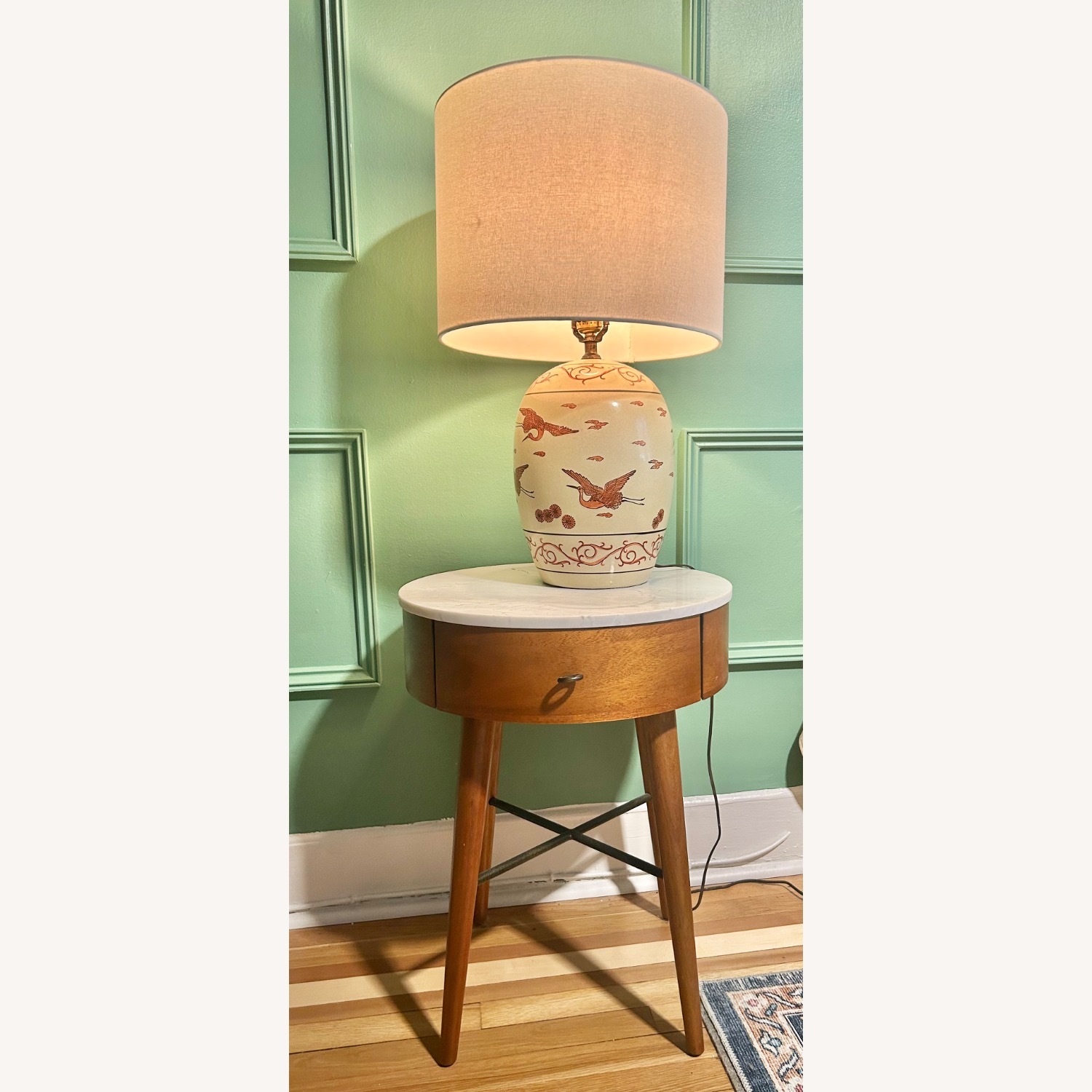 West Elm Penelope Marble Top Side Table - image-2