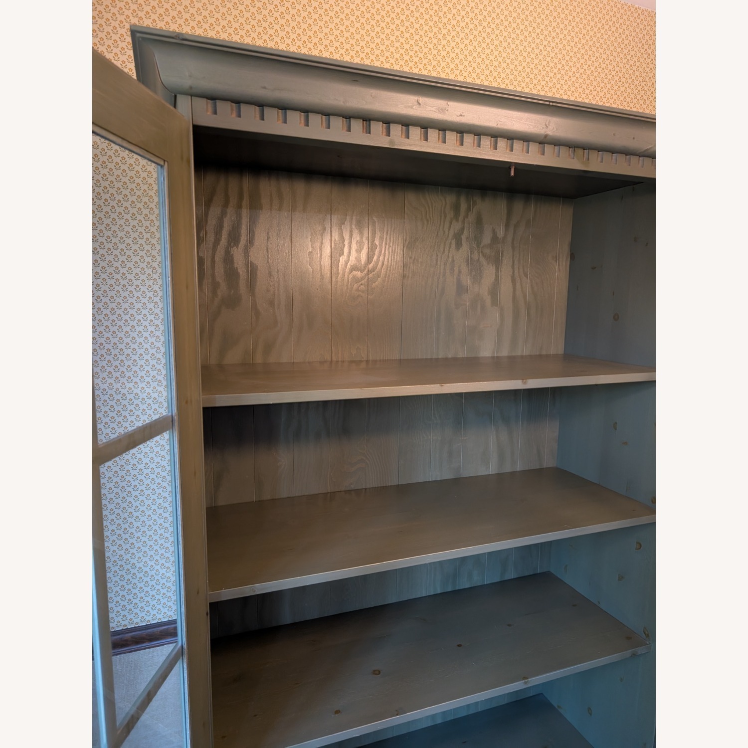 IKEA HEMNES Green Wood Bookcase - image-3