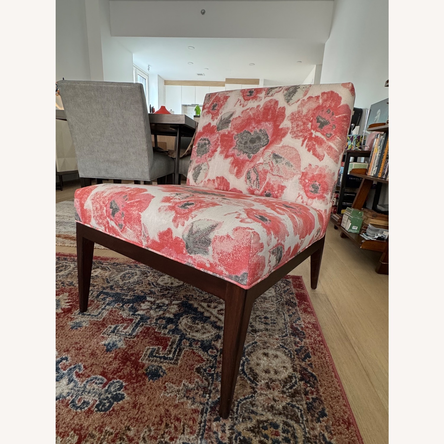 Ethan Allen Accent Chair-Floral - image-2