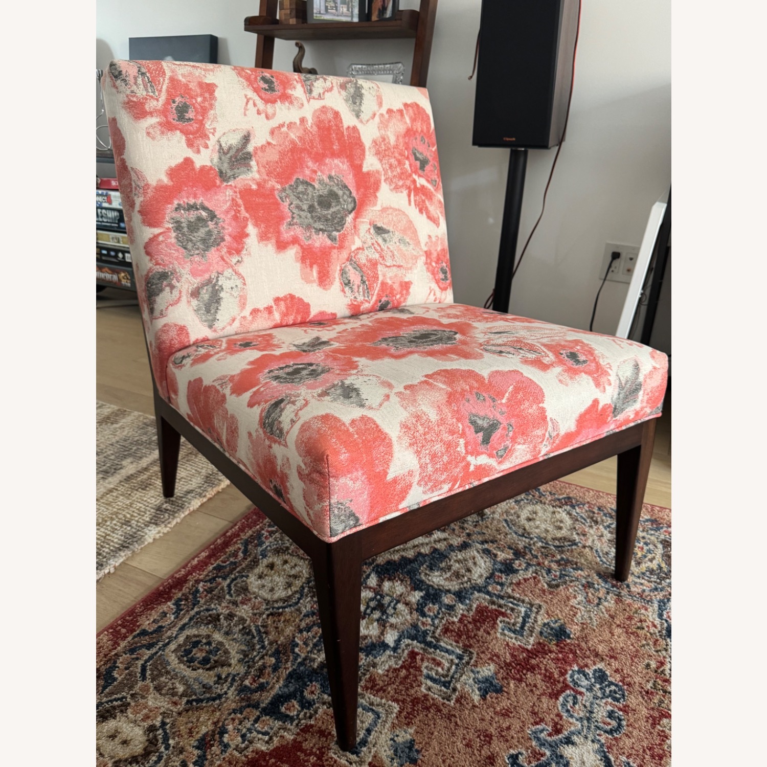Ethan Allen Accent Chair-Floral - image-1