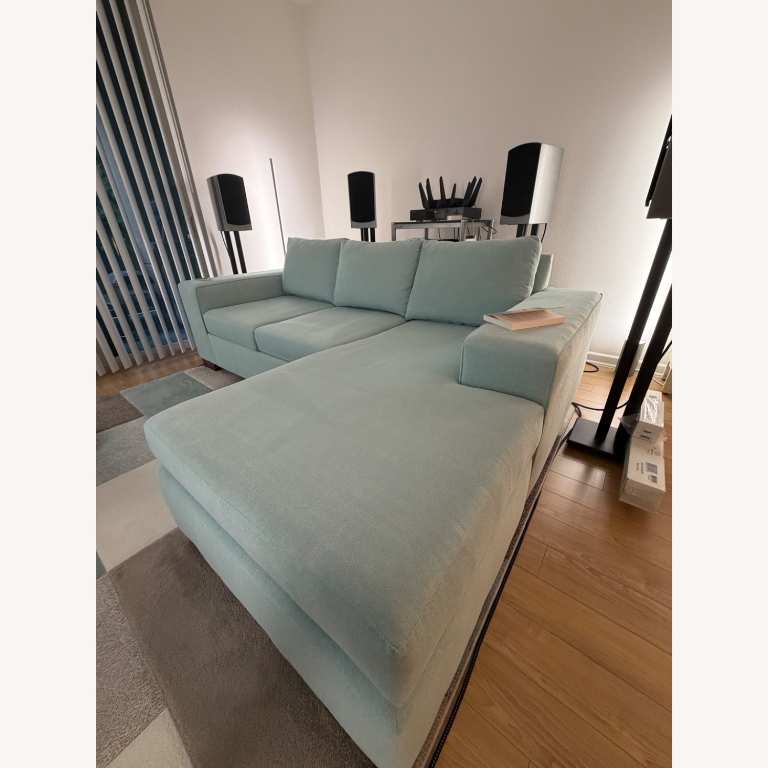 Apt2b Melrose Reversible Chaise Sleeper Sofa - image-1