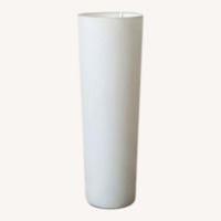 Modern White Glass Table Lamp