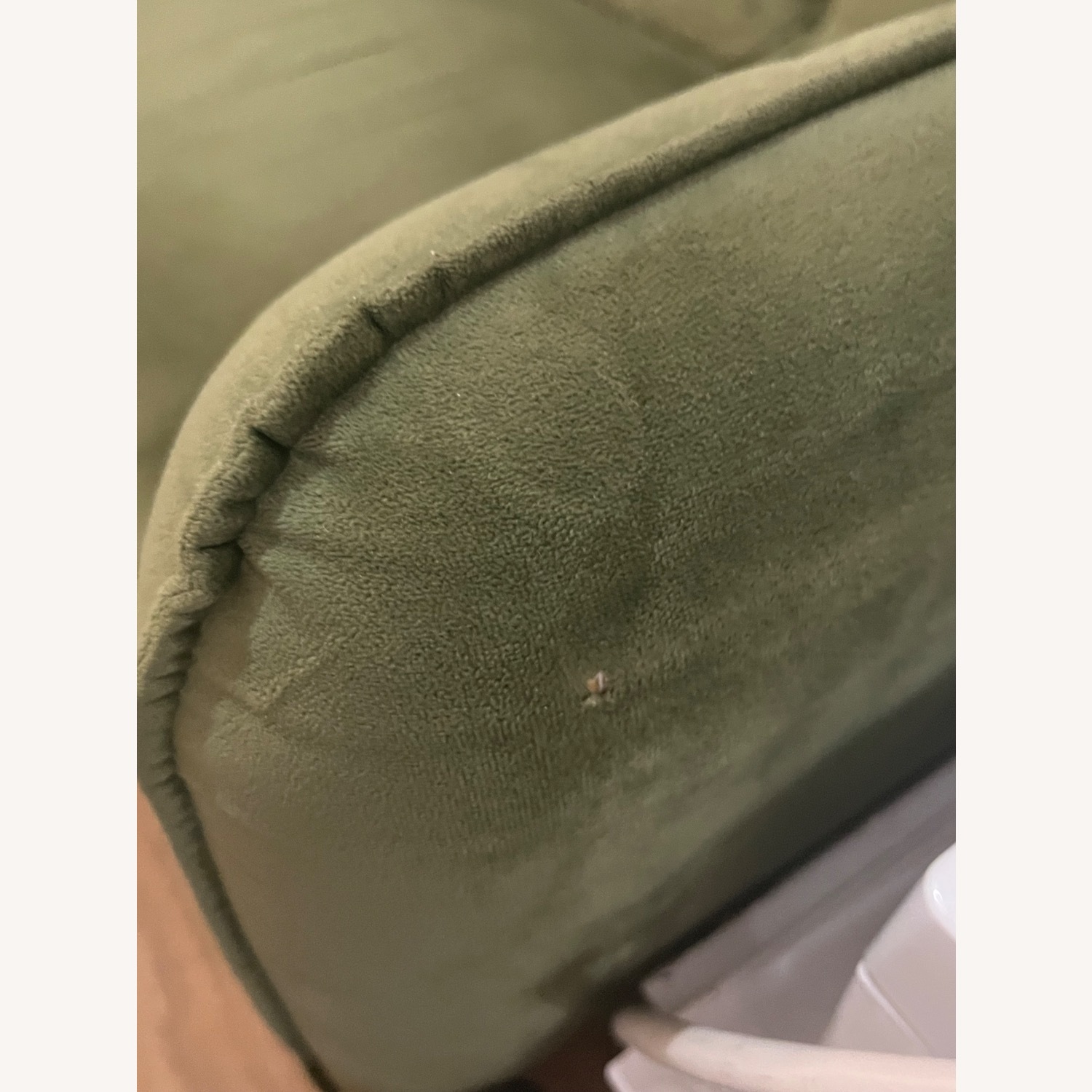 9 by Novogratz Green Velvet Futon - image-4