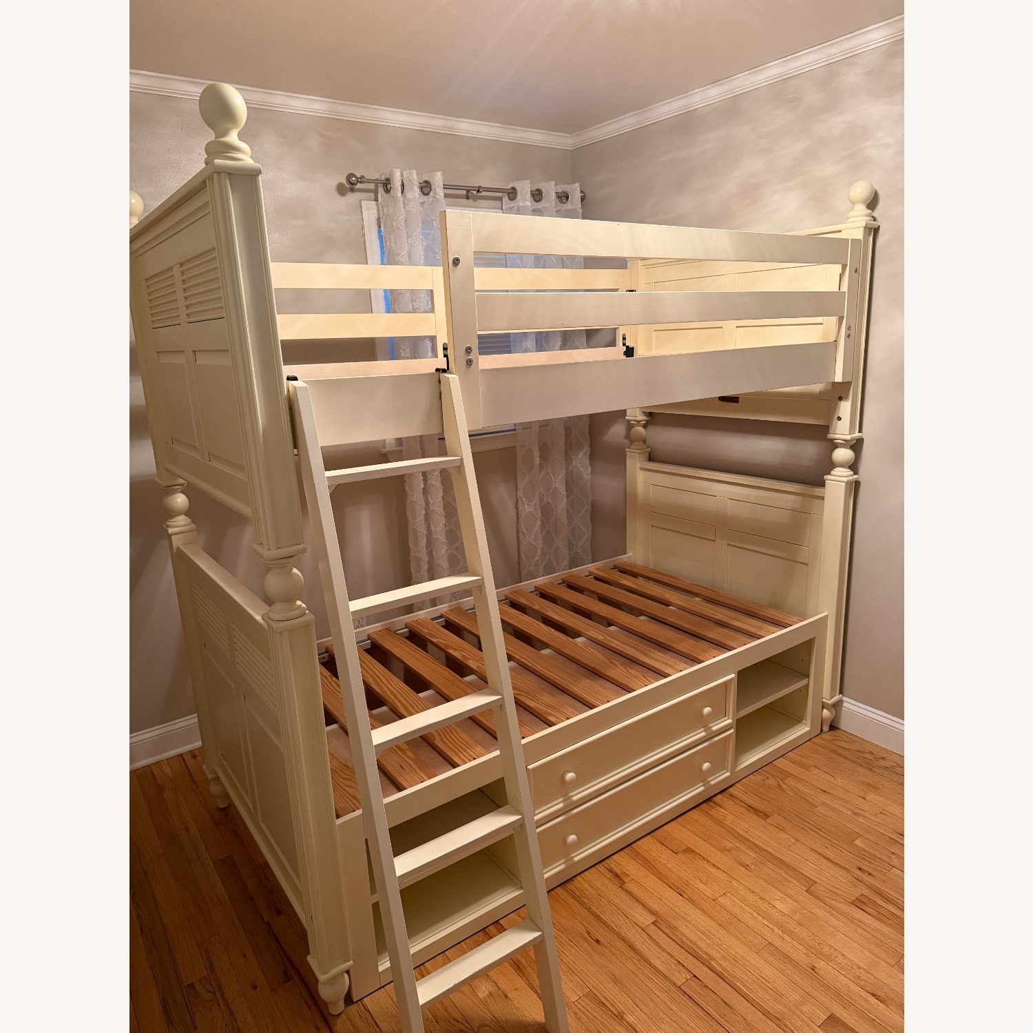 Stanley Cottage Inspired Twin OverTwin Bunk Bed  - image-1