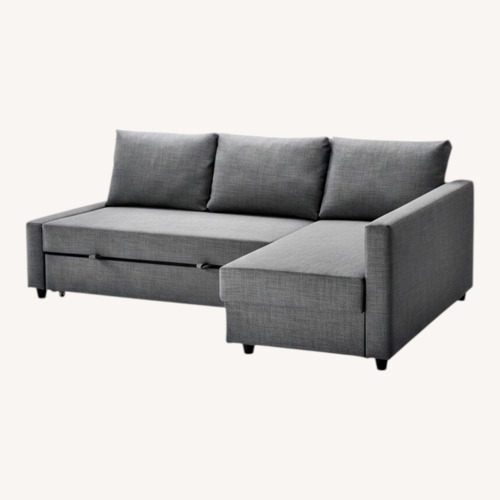 Used IKEA Sectional/Sleeper/Storage (Grey) for sale on AptDeco