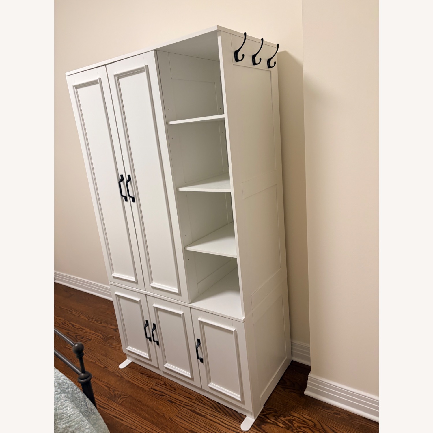 Lark Manor White Armoire - image-2