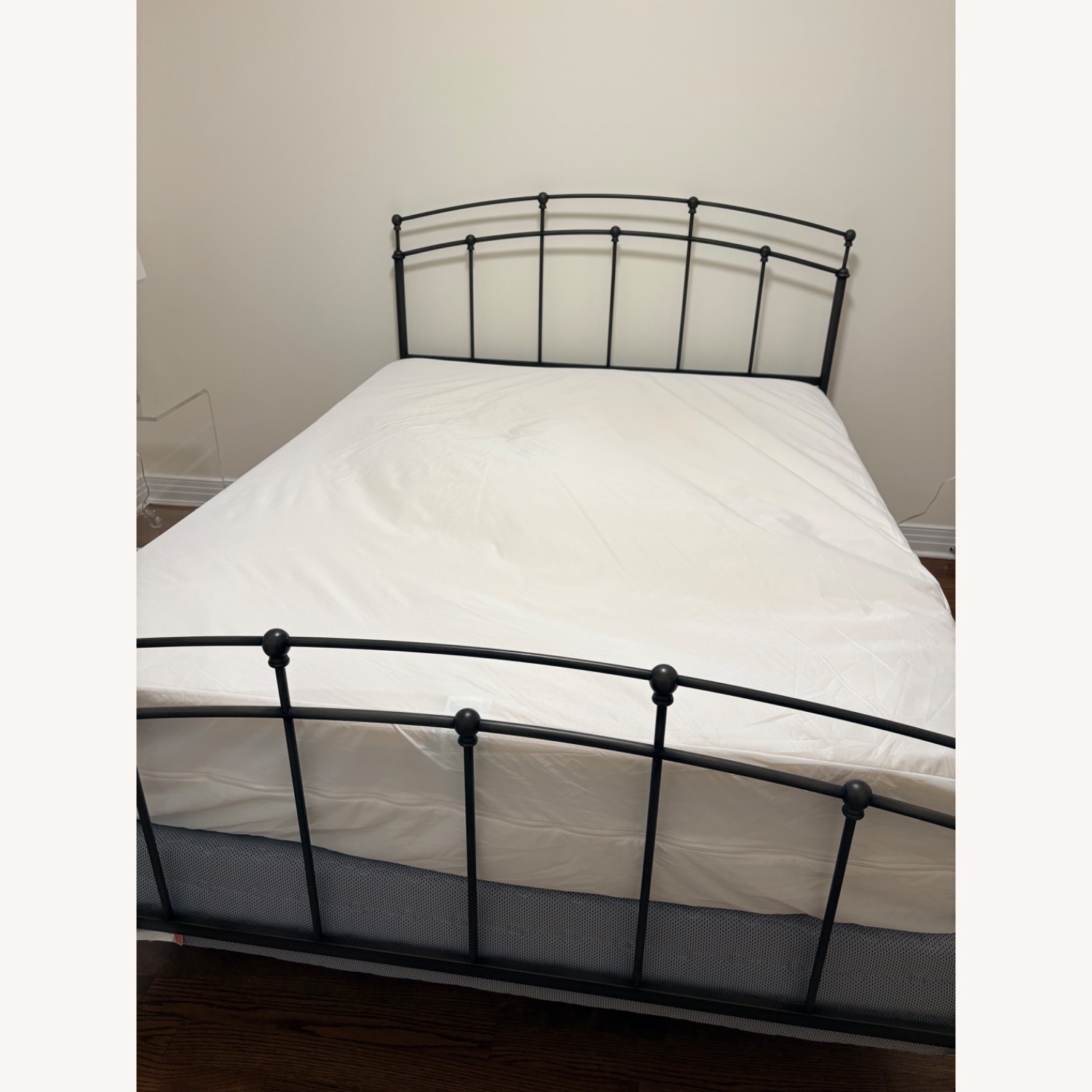 Lark Manor Dark Brown Metal Queen Bed - image-2