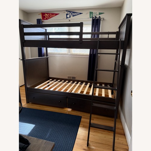 Used Hudson TwinoverTwin USA Solid Birch Bunkbed for sale on AptDeco