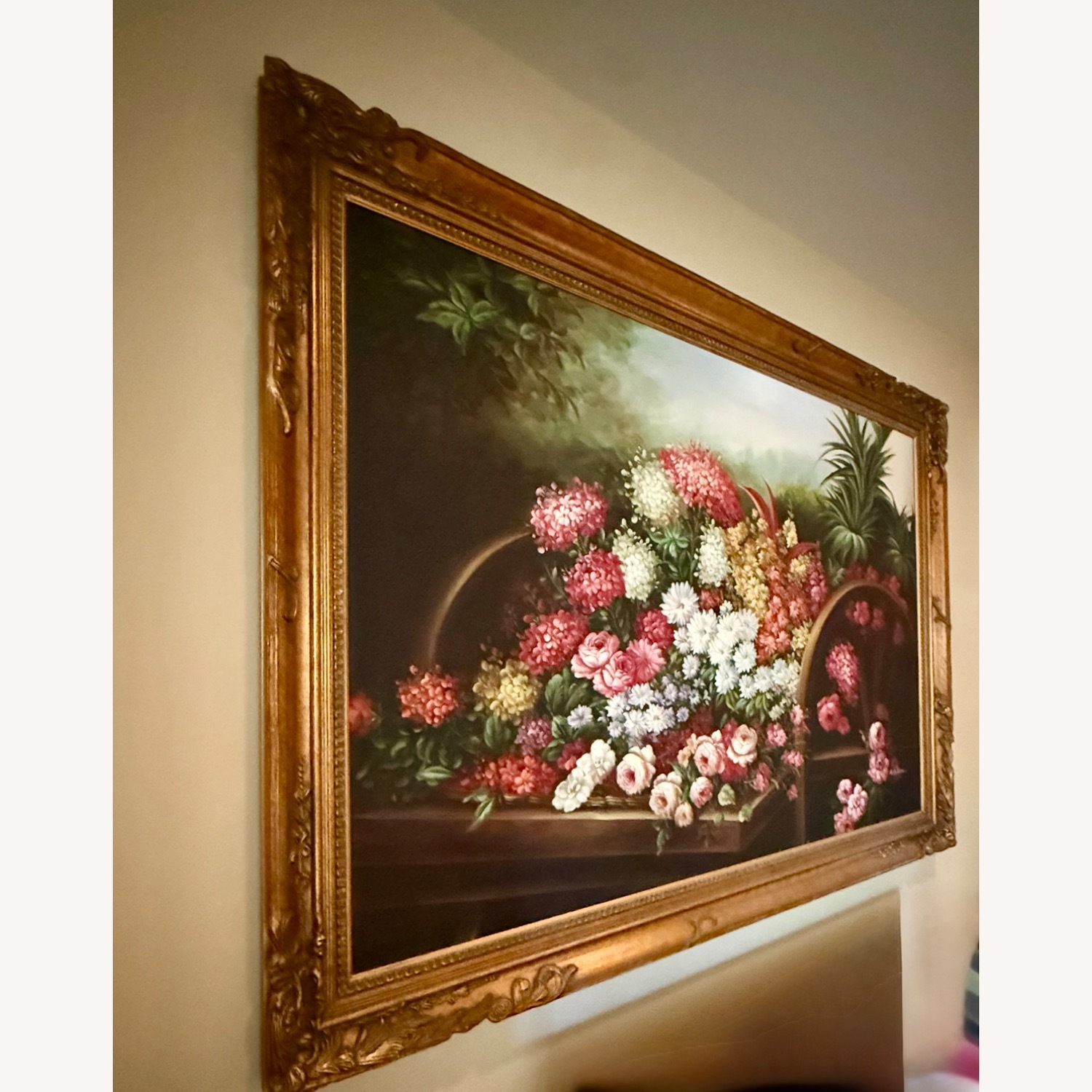 Large Framed Canvas Painting  - image-3