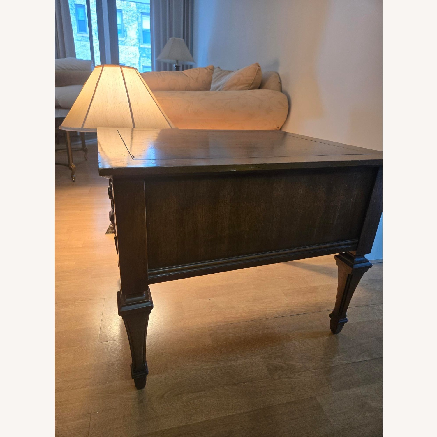 Vintage/Antique Finds Dark Brown Wood Side Tables - image-2