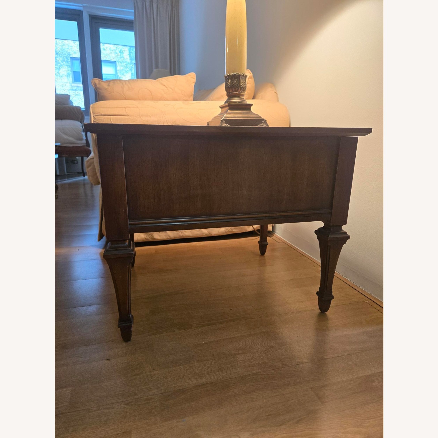 Vintage/Antique Finds Dark Brown Wood Side Tables - image-3