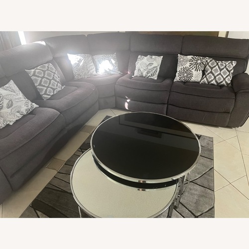 Used Bradshaw Place Dark Gray 3+ Piece Sectional for sale on AptDeco