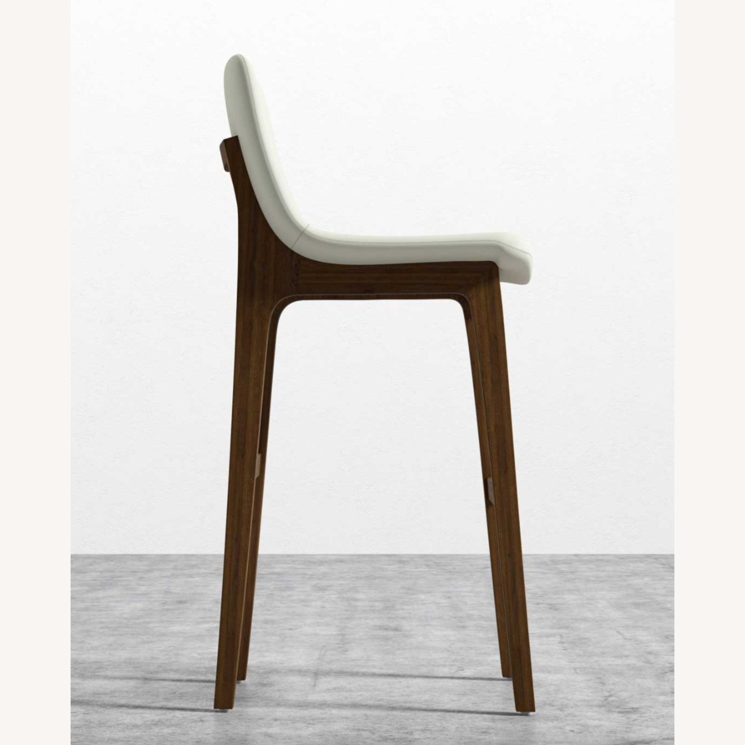 Rove Concepts Aubrey White Leather Stools - image-3