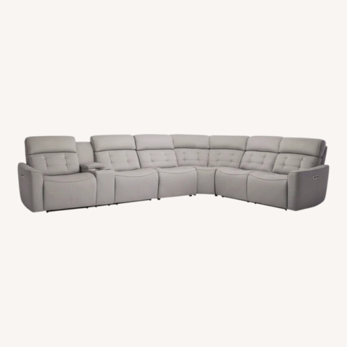 Used Raymour & Flanigan Hanlin 4pc Power Sectional for sale on AptDeco