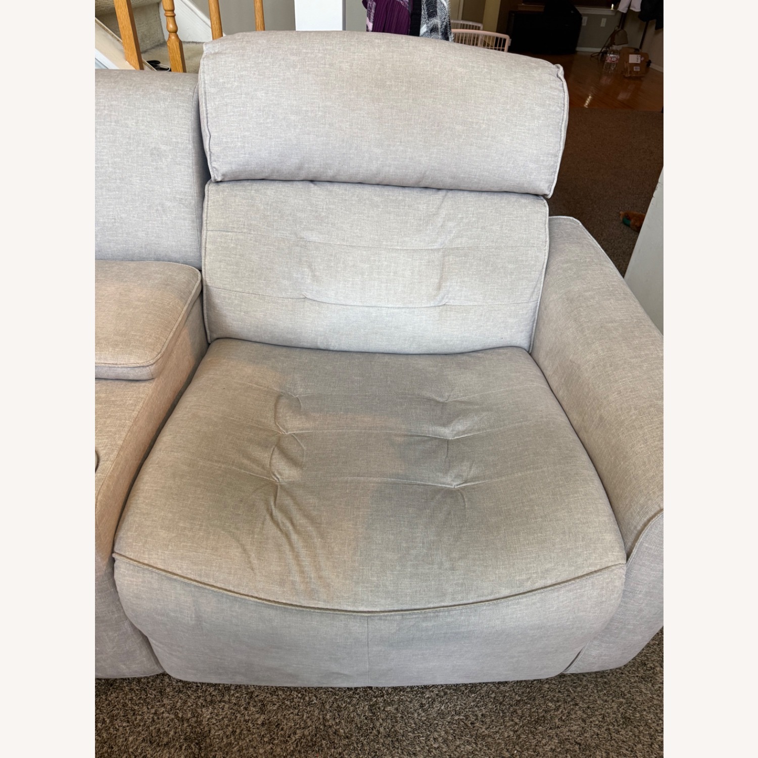 Raymour & Flanigan Hanlin 4pc Power Sectional - image-4