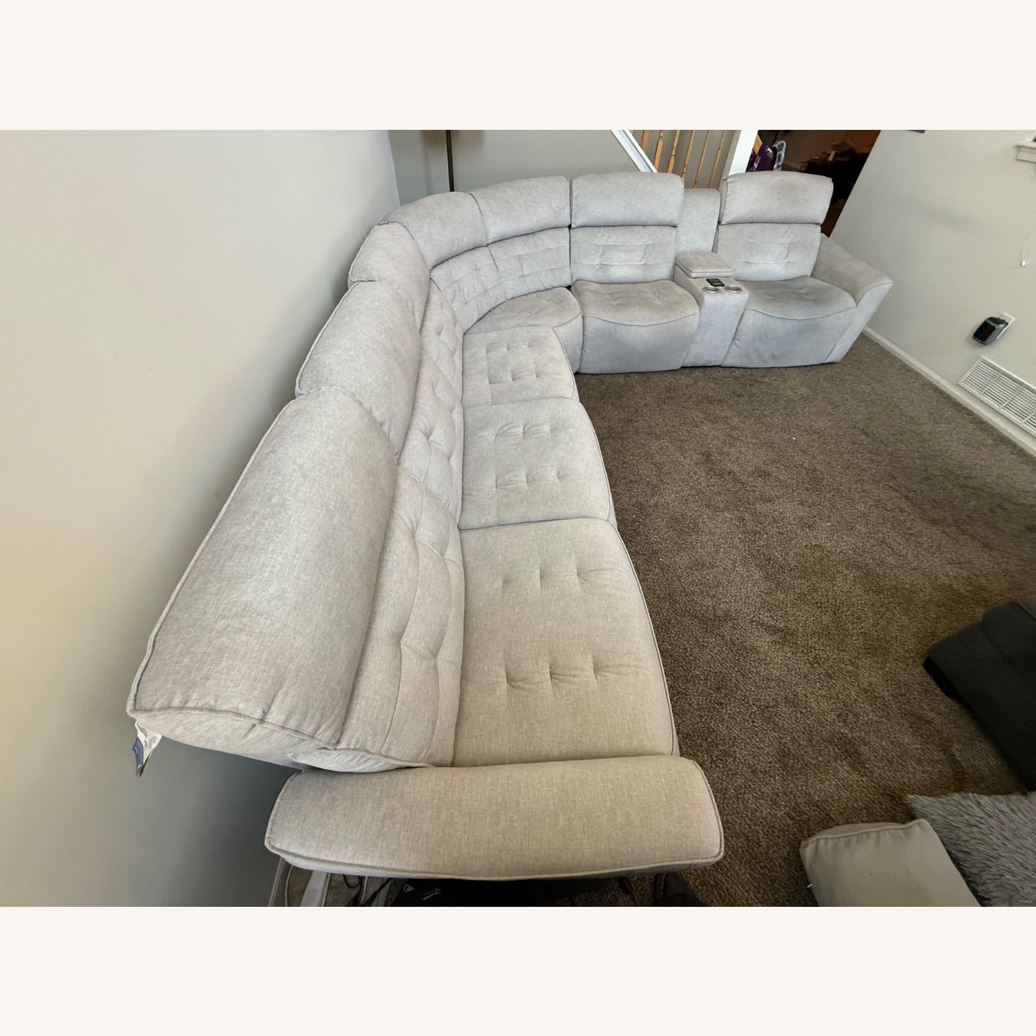 Raymour & Flanigan Hanlin 4pc Power Sectional - image-2