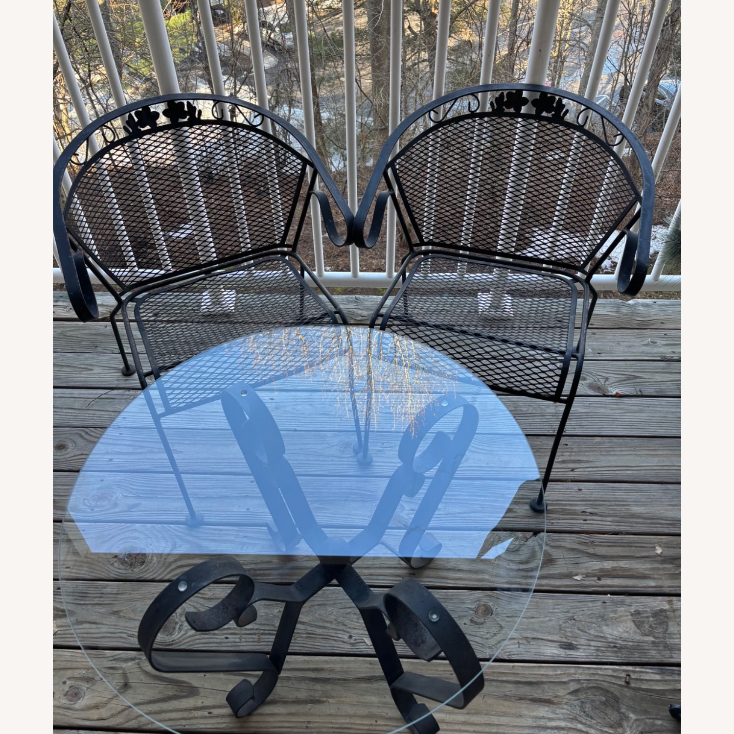 Vintage/Antique Finds Black Patio Furniture - image-3
