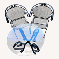 Vintage/Antique Finds Black Patio Furniture