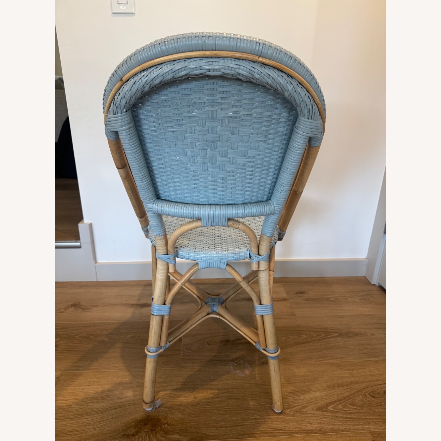 Serena & Lily Round Dining Set With Blue Chairs  - image-5