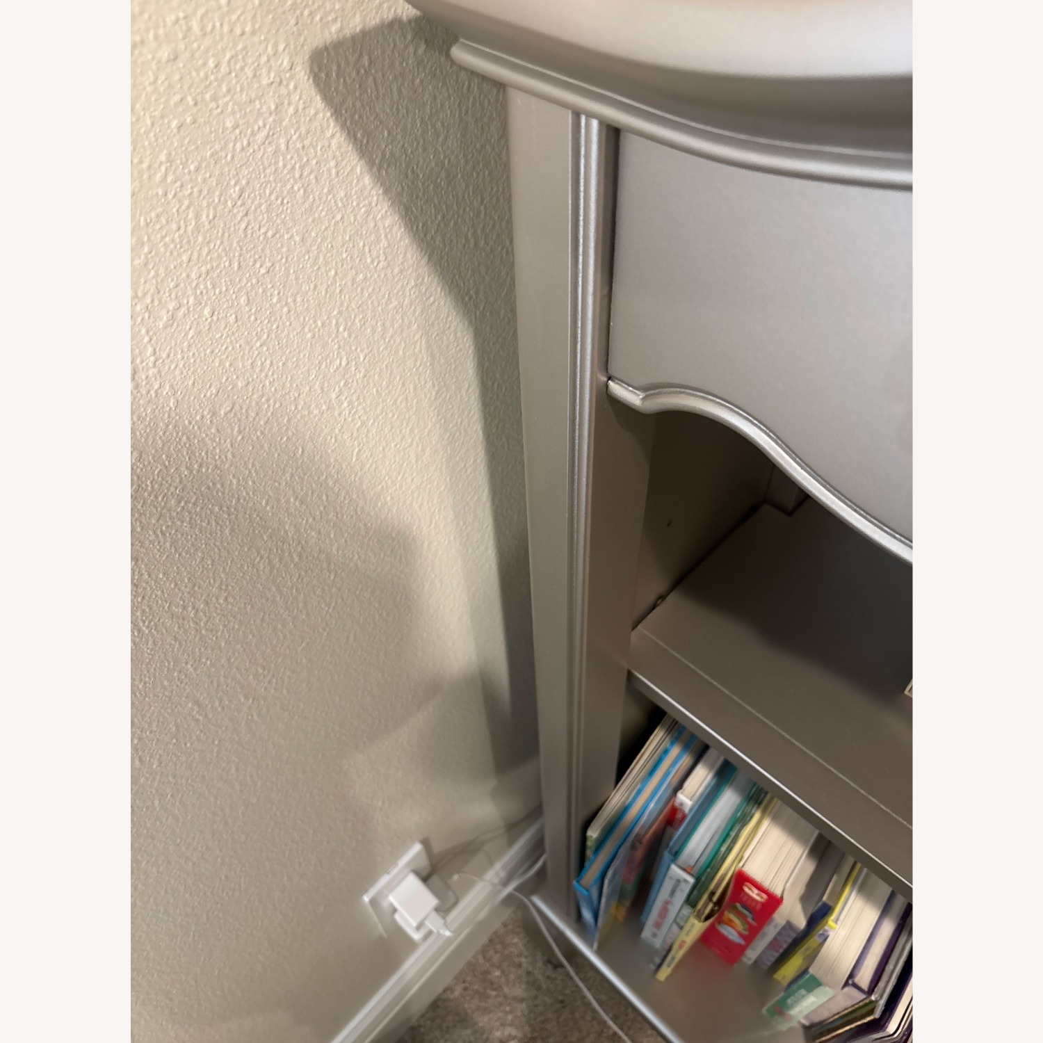 Silver Wood Bookcase - image-2