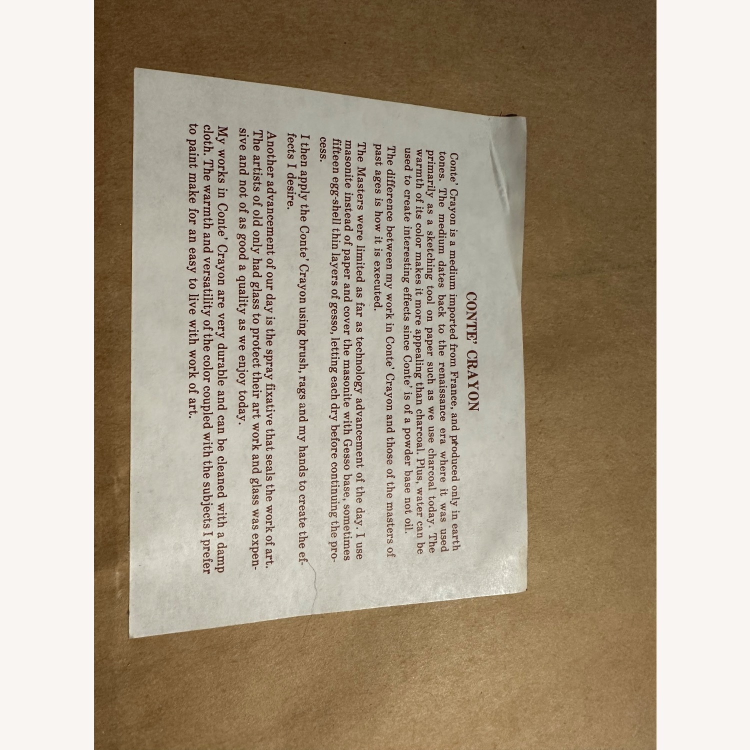 1970s French Conte Crayon Original Lions - image-4