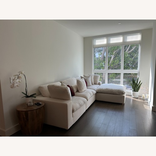 Used Haute Home La Light Beige 4 Piece Sectional for sale on AptDeco