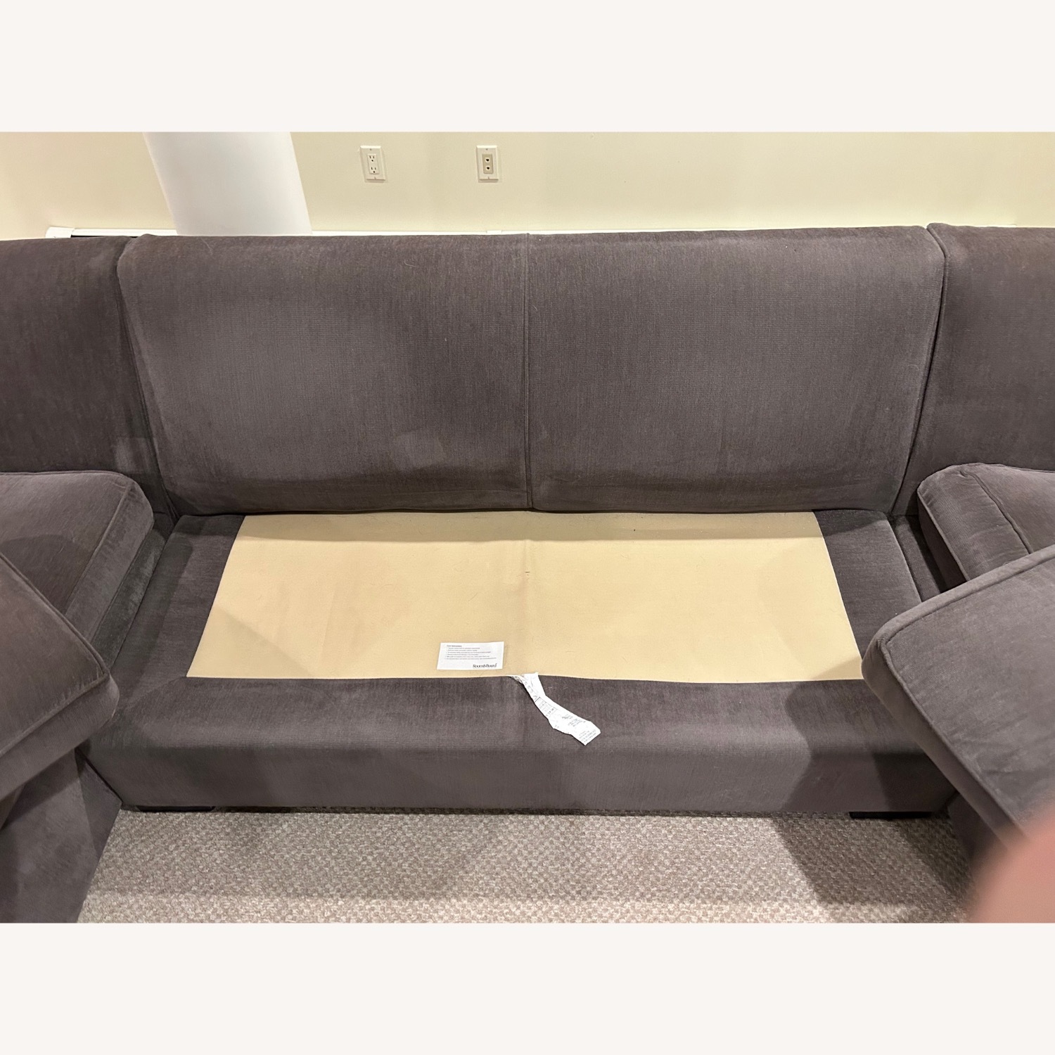 Room & Board McCreary Dark Brown Fabric 3+ Piece Sectional - image-5