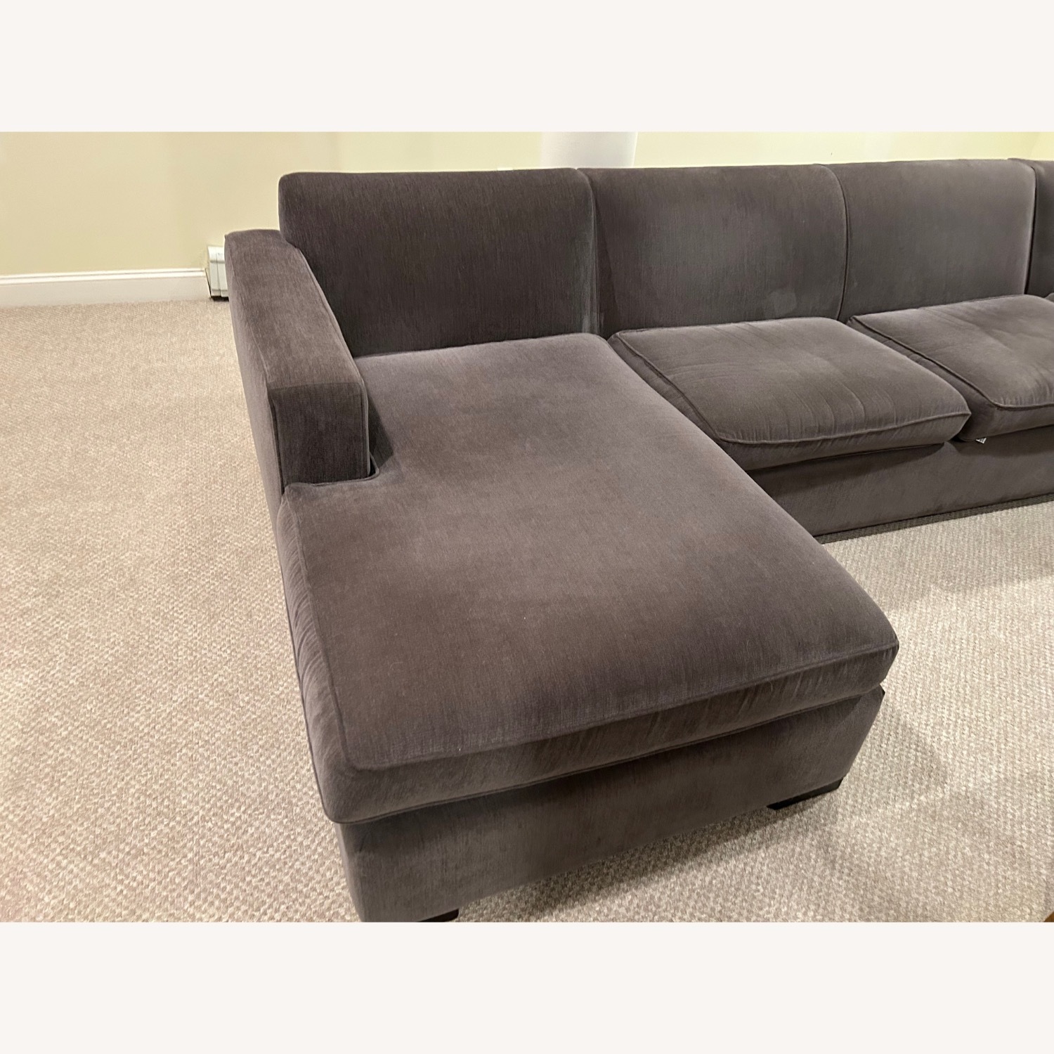 Room & Board McCreary Dark Brown Fabric 3+ Piece Sectional - image-6