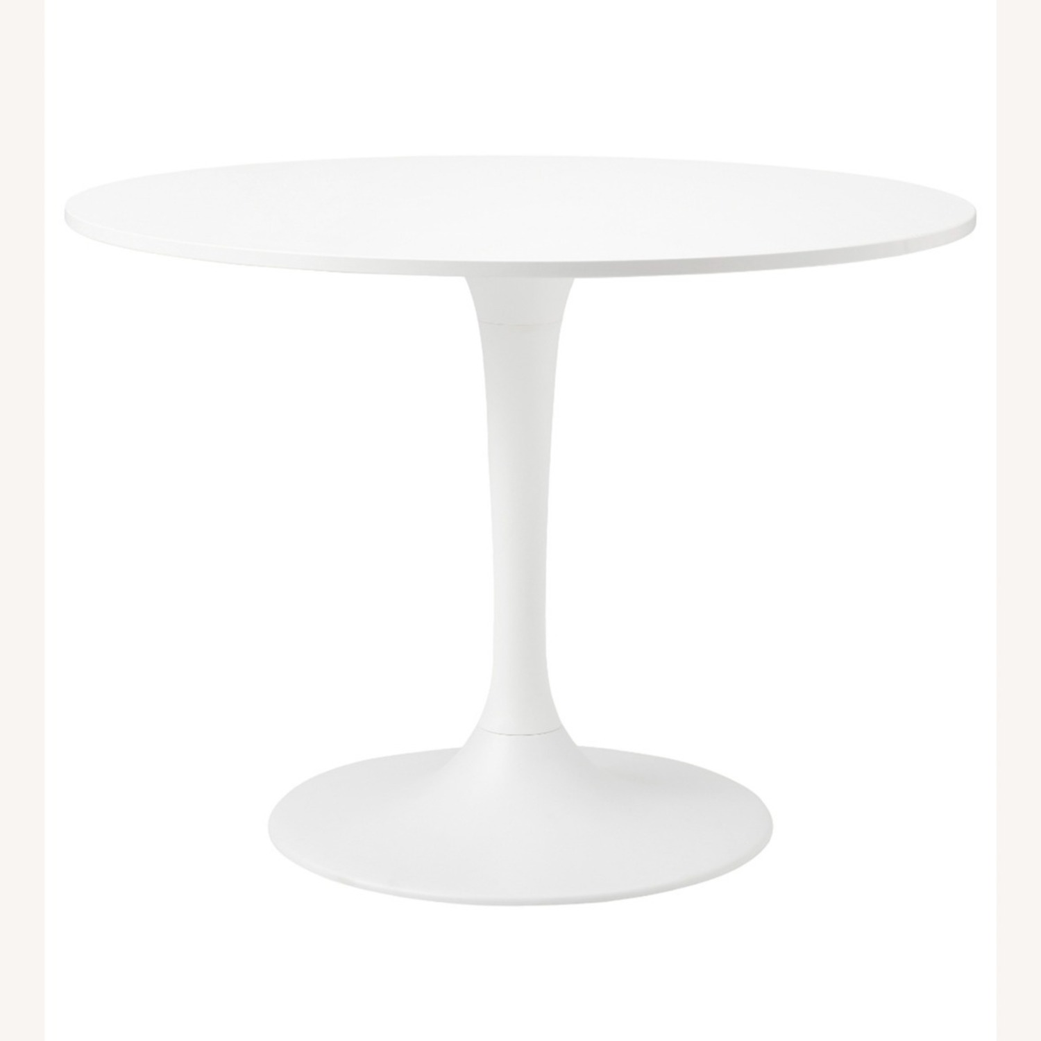 Table 40.5" + 4 Chairs - Dining - White - Plastic - image-6