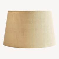 Pottery Barn Burlap Tapered Drum Lamp Shade