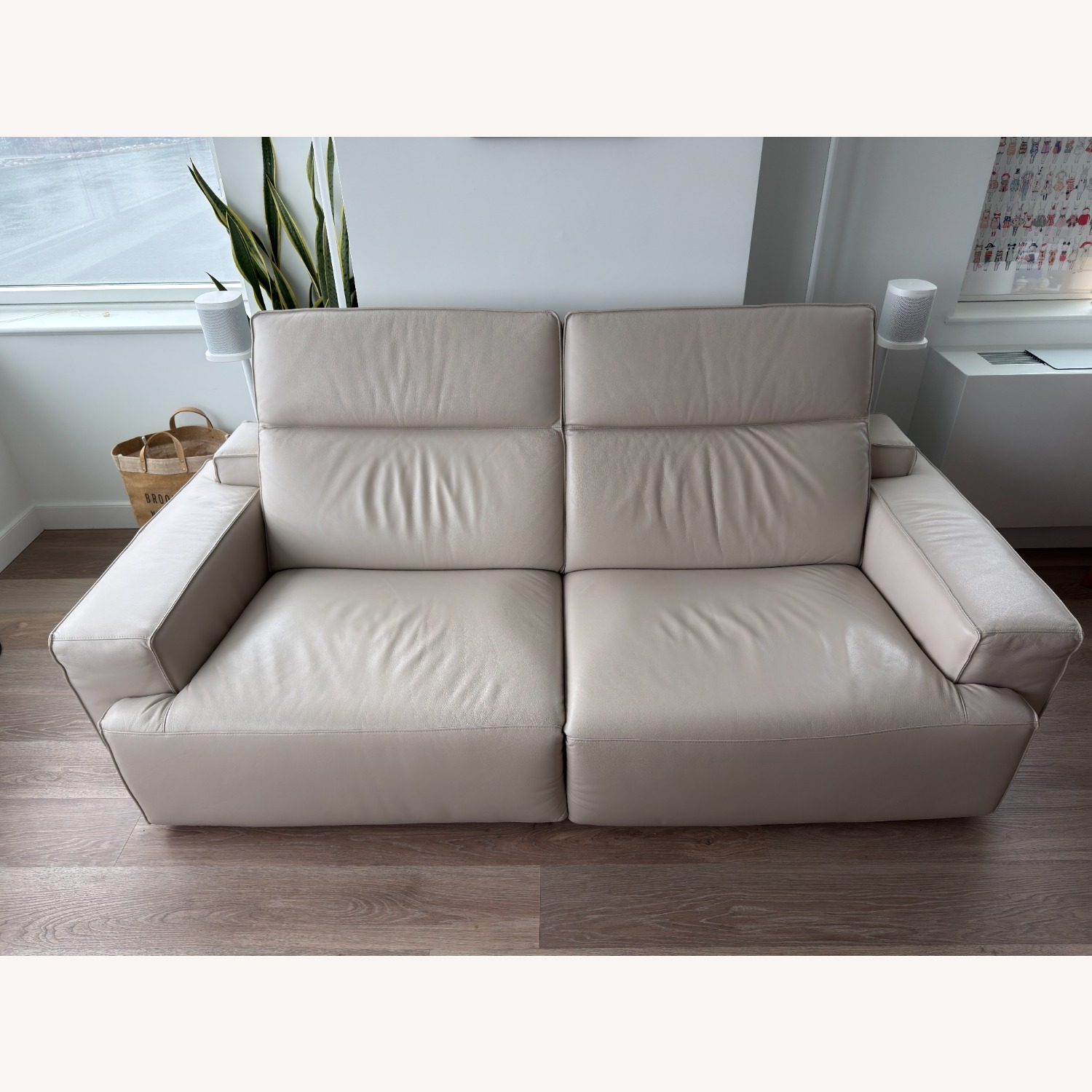 Natuzzi Iago 88' Recliner Sofa - image-4