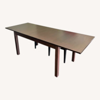 IKEA Bjursta Black Dining Table