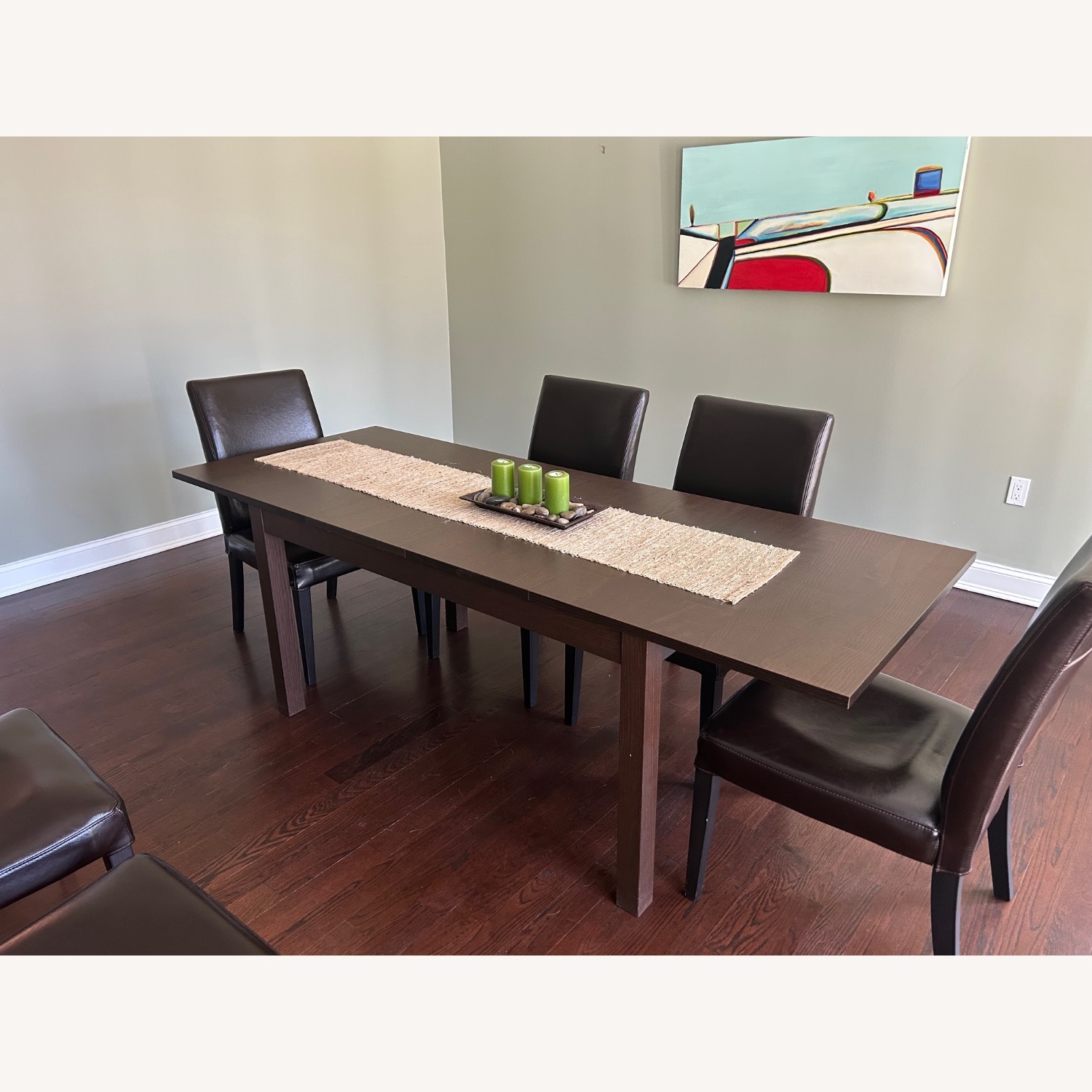 IKEA Bjursta Black Dining Table - image-2