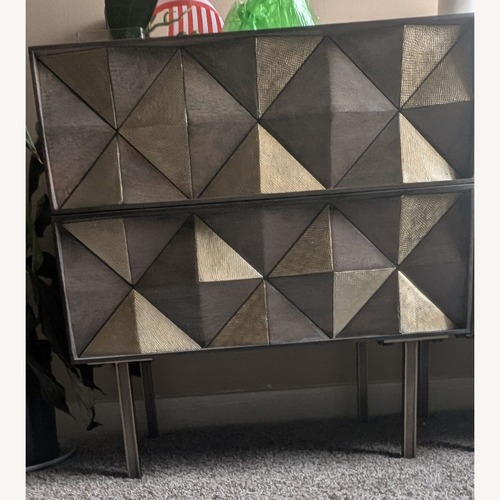 Used West Elm Roar + Rabbit Diamond Rhombus Nightstand for sale on AptDeco