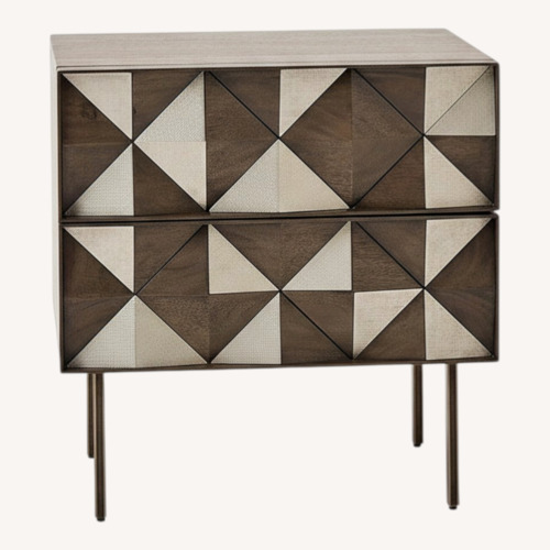 Used West Elm Roar + Rabbit Diamond Rhombus Nightstand for sale on AptDeco