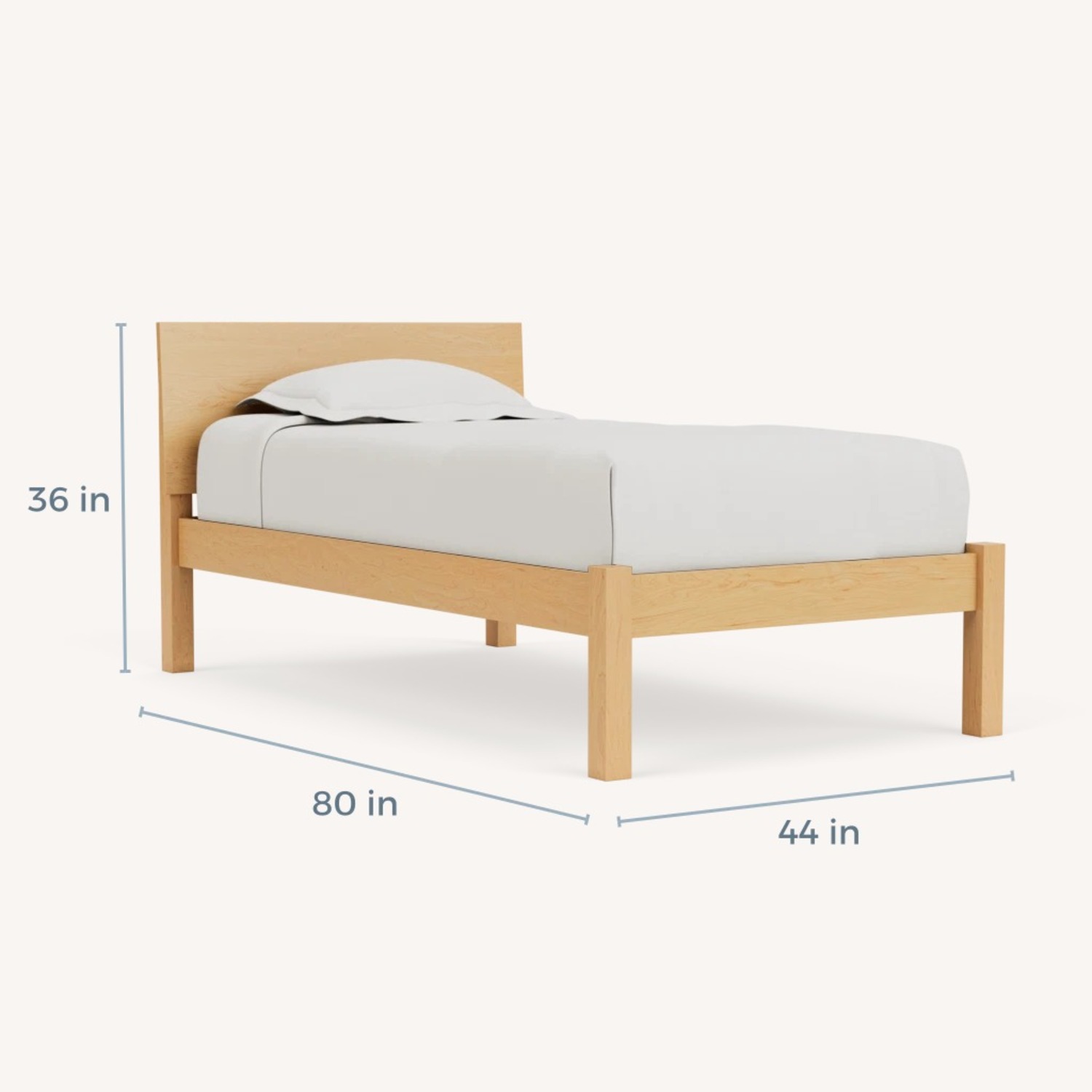 Room & Board Pogo Natural Wood Twin Bed - image-7